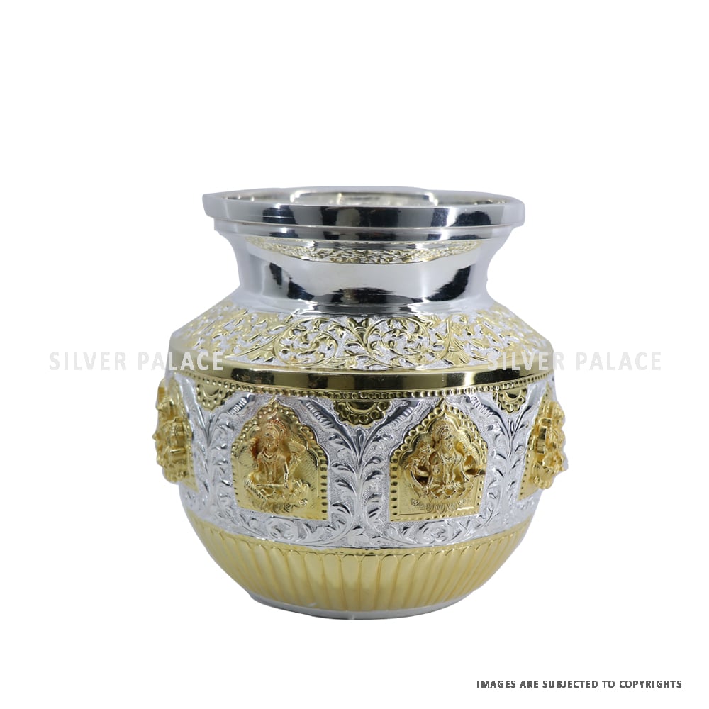 Gold Polish Flower Bucket